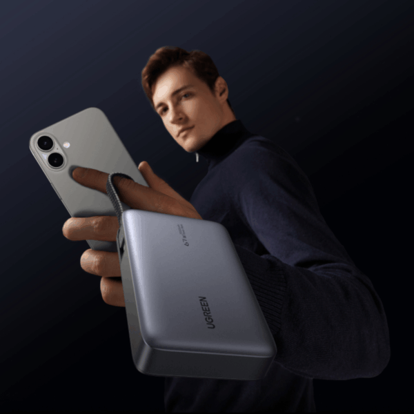 UGREEN 20000mAh 67W Nexode Power Bank with Built-in Cable