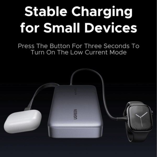 UGREEN 20000mAh 67W Nexode Power Bank with Built-in Cable