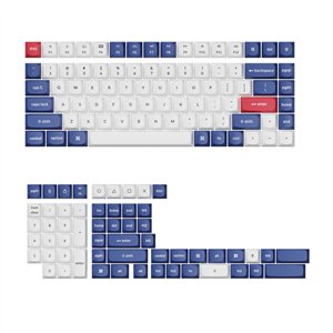 PBT-53 Keychron-Double-Shot-PBT-OSA-Full-Set-Keycap-Set-Blue-White wr 01a Keychron Double-Shot PBT OSA Keycap Set - Blue and White