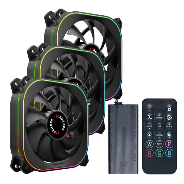 PCB-CF-TORNADO-KIT PCBuilder-TORNADO-CHILL-ARGB-120mm-Fan-Kit wr 01a PCBuilder TORNADO CHILL ARGB 120mm Fan Kit