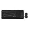 PCBuilder ALPHA Silent Wired Keyboard and Mouse Combo