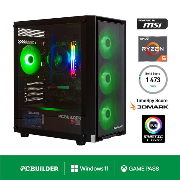 PCB DEFENDER 05 wr 01e PCBuilder Ryzen 5 5600GT DEFENDER Windows 11 Gaming PC