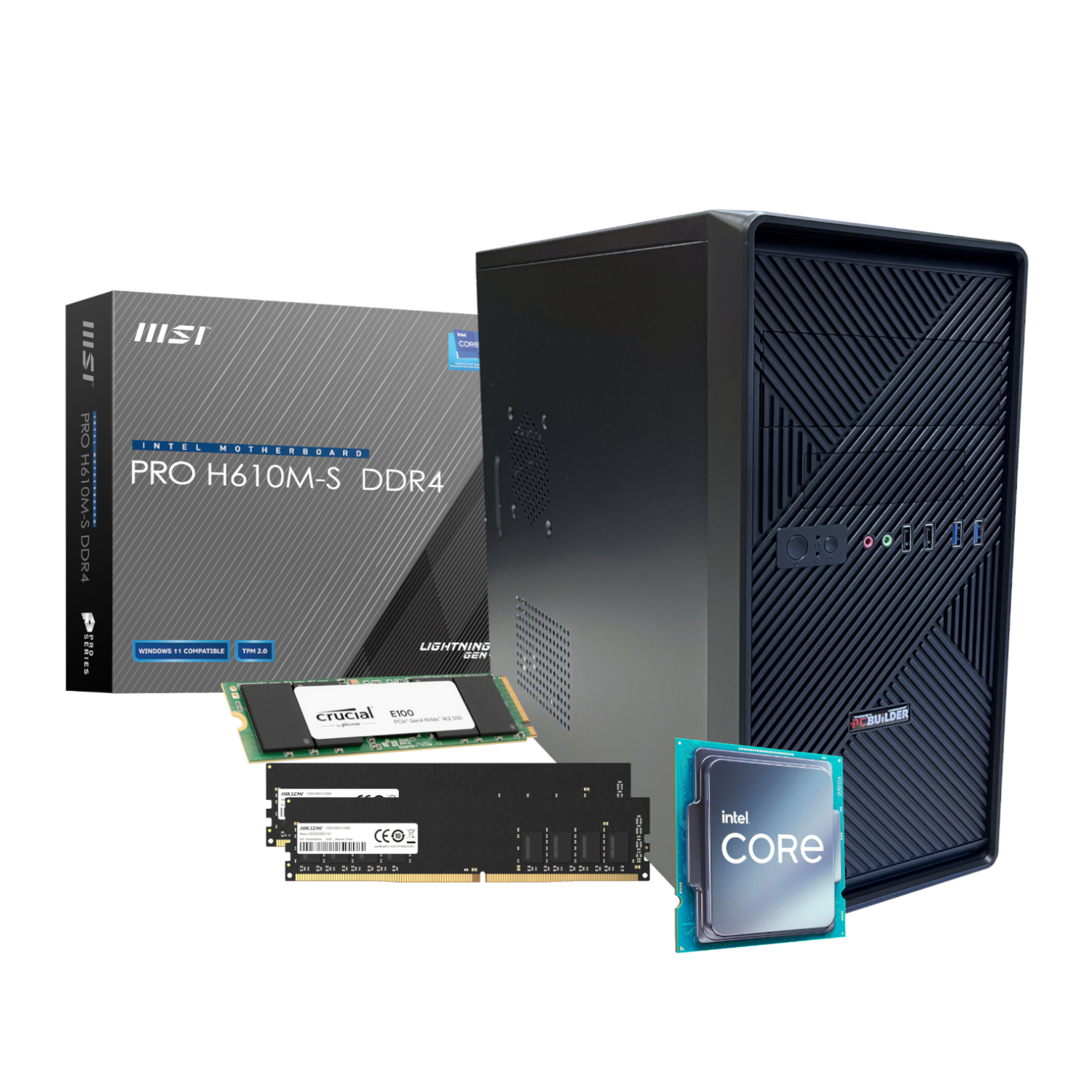 PCB HOME I516G-V1-T OFFICE PCBuilder-Intel-Core-i5-12400-HOME-MASTER-Windows-11-Desktop-PC wr 01 PCBUiLDER™ Intel Core i5-12400 HOME MASTER Windows 11 Desktop PC
