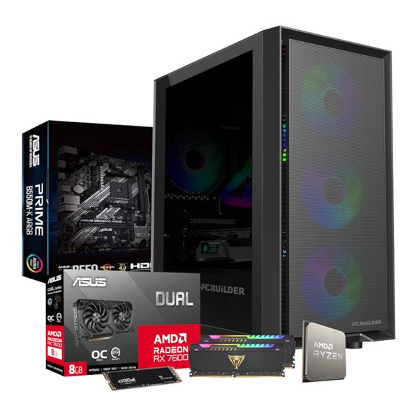 PCB PATHFINDER 01 wr 02a PCBuilder Ryzen 5 5600XT PATHFINDER Windows 11 Gaming PC