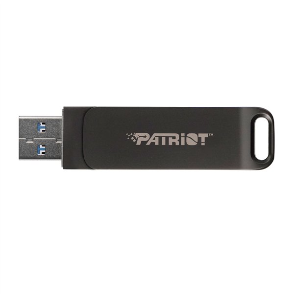 PE256GR550DSAD Patriot-Rage-R550-256GB-USB3.2-Swing-Type-A-to-C-Flash-Drive wr 03 Patriot Rage R550 256GB USB3.2 Swing Type A to Type-C Flash Drive