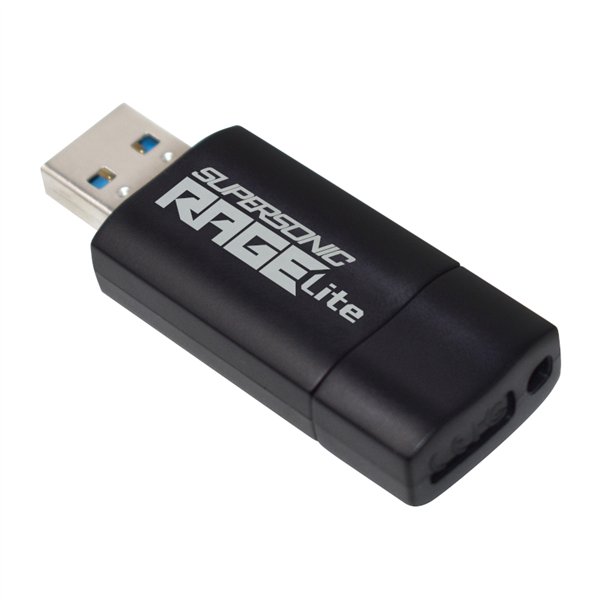 PEF1TBRLB32U wr 04 Patriot Rage Lite 1TB USB3.2 Flash Drive - Black
