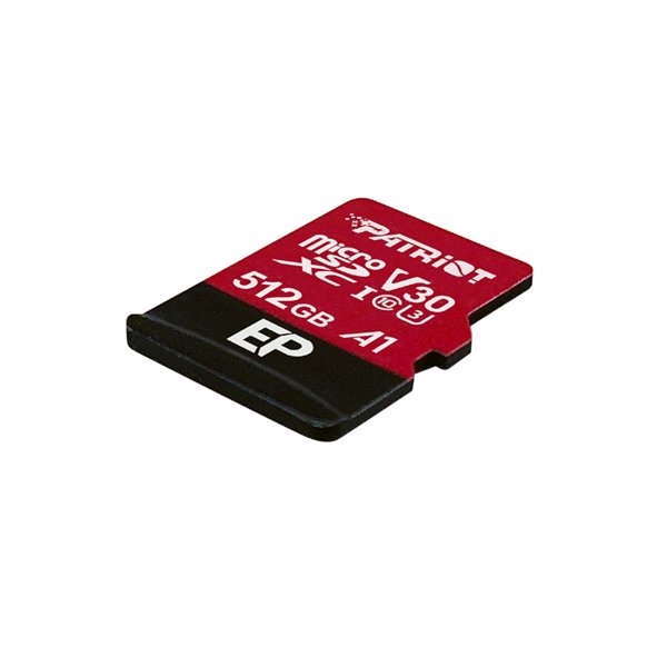 PEF512GEP31MCX wr 02 Patriot EP V30 A1 512GB Micro SDXC Card + Adapter