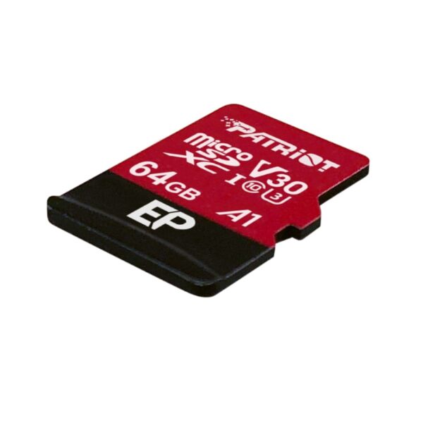 PEF64GEP31MCX wr 02 Patriot EP V30 A1 64GB Micro SDXC Card + Adapter