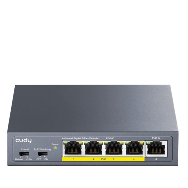 POE40 Cudy 4 Port Gigabit PoE 1x PoE Input 60W wr 02 Cudy 4 Port Gigabit PoE 1x PoE Input 60W Switch