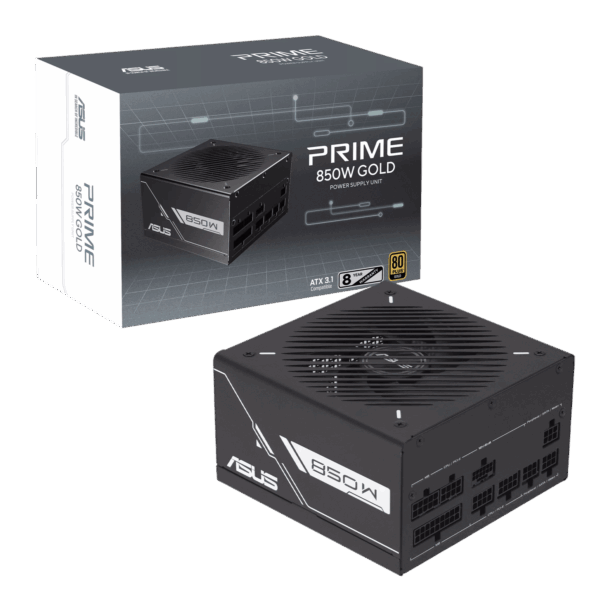 ASUS Prime 850W 80PLUS Gold Black Edition PCIe 5.0 Modular Power Supply