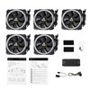 Antec Prizm 120 ARGB Case Fan 5 Pack + Controller - Black