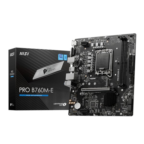 PROB760M-EDDR5 wr 01a MSI B760M-E PRO DDR5 LGA1700 M-ATX Motherboard