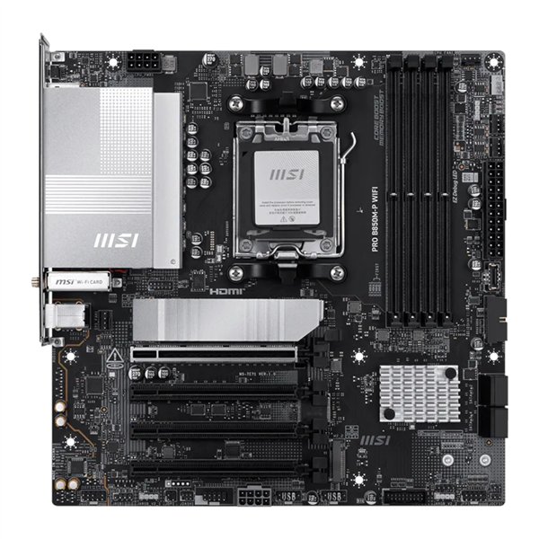 MSI PRO B850M-P WIFI AM5 mATX Motherboard