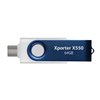 Patriot Xporter X550 64GB USB3.2 Swing Type A to Type-C Flash Drive