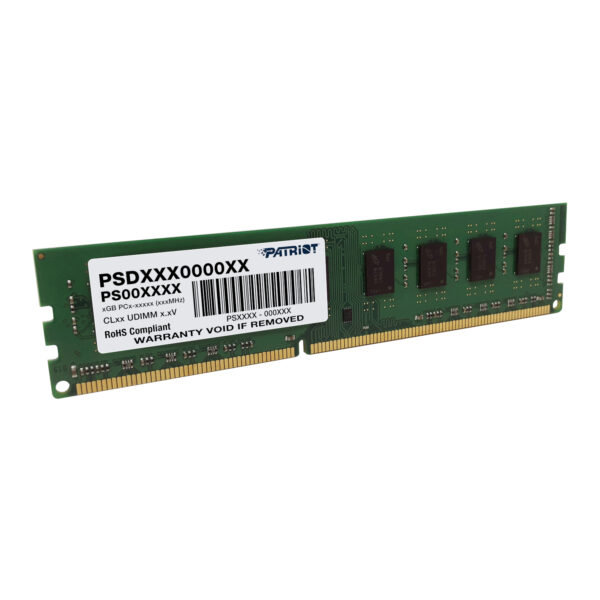 PSD34G160081 Patriot-Signature-Line-4GB-1600MHz-DDR3-Single-Rank-Desktop-Memory wr 02 Patriot Signature Line 4GB 1600MHz DDR3 Single Rank Desktop Memory