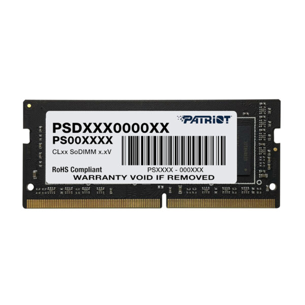 PSD416G320081S Patriot-Signature-Line-16GB-3200MHz-DDR4-Single-Rank-SODIMM-Notebook-Memory wr 01 Patriot Signature Line 16GB 3200MHz DDR4 Single Rank SODIMM Notebook Memory