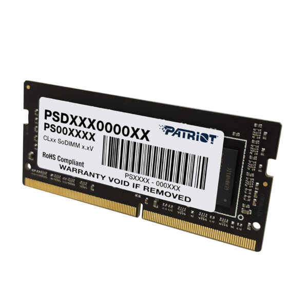 PSD416G320081S Patriot-Signature-Line-16GB-3200MHz-DDR4-Single-Rank-SODIMM-Notebook-Memory wr 03 Patriot Signature Line 16GB 3200MHz DDR4 Single Rank SODIMM Notebook Memory