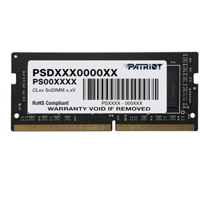 PSD48G32002S Patriot-Signature-Line-8GB-3200MHz-DDR4-Dual-Rank-SODIMM-Notebook-Memory wr 01 Patriot Signature Line 8GB 3200MHz DDR4 Dual Rank SODIMM Notebook Memory