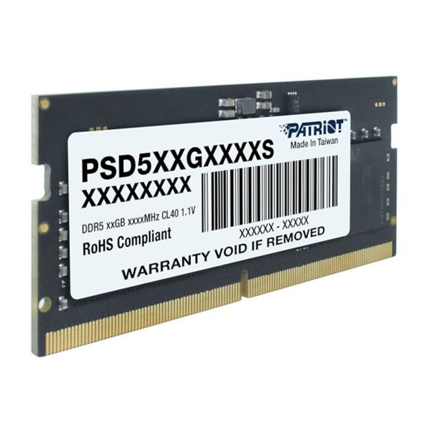 PSD58G480041S Patriot-Signature-Line-8GB-4800MHz-DDR5-SODIMM-Notebook-Memory wr 04a Patriot Signature Line DDR5 8GB 4800MHz Single Rank SODIMM Notebook Memory