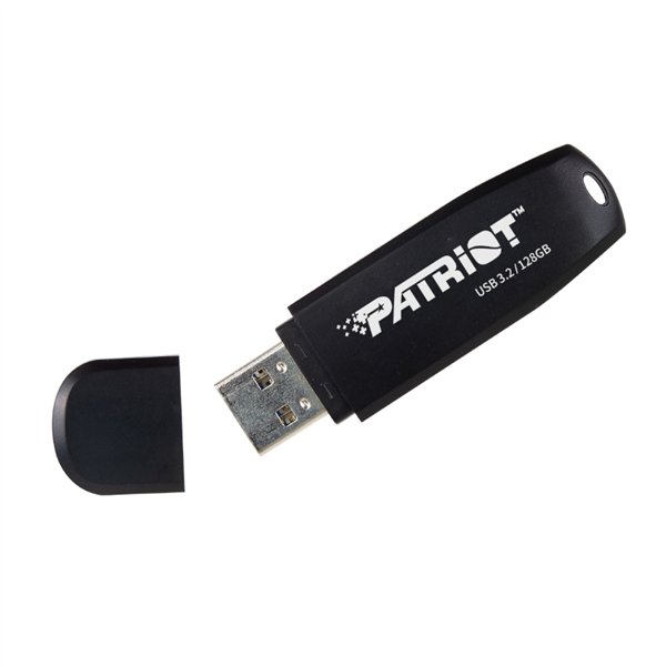 PSF128GXRB3U wr 01 Patriot Xporter Core 128GB USB3.2 Flash Drive - Black