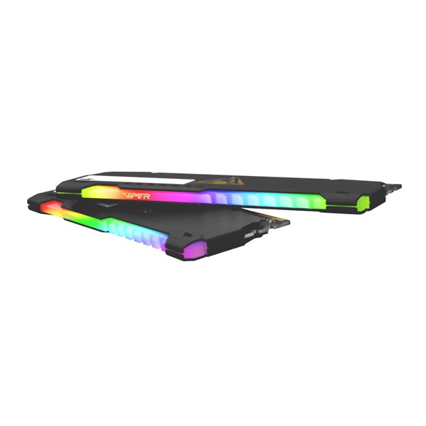 Patriot Vipersteel 32GB KIT (2x16GB) 3600MHz DDR4 Desktop Gaming Memory RGB