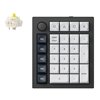 Keychron Q0 Max QMK Gateron Jupiter Banana RGB Wireless Custom Number Pad Shell White