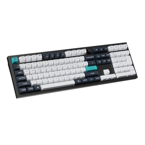 Keychron Q6 Max 100% Full Assembled Knob Red Switch Hot-Swap Gateron Jupiter RGB Wireless Keyboard - Black
