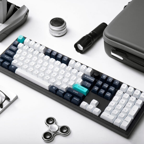 Keychron Q6 Max 100% Full Assembled Knob Red Switch Hot-Swap Gateron Jupiter RGB Wireless Keyboard - Black