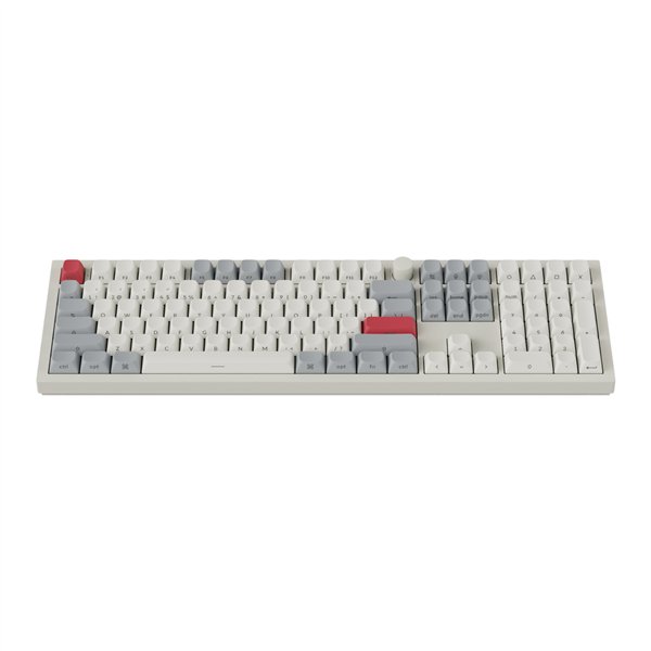 Q6M-P1S Keychron-Q6-Max-QMK-VIA-Wireless-Custom-Mechanical-Keyboard-Gateron-Red-Jupiter-Switches-Shell-White wr 02 Keychron Q6 Max QMK/VIA Wireless Custom Mechanical Keyboard OSA Gateron Red Jupiter Switches - Shell White