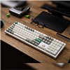 Keychron Q6 Max QMK/VIA Wireless Custom Mechanical Keyboard KSA Gateron Red Jupiter Switches - Shell White