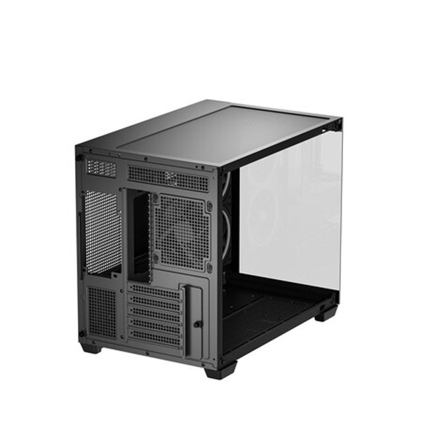 Deepcool CG330 3F Panoramic Dual-Chamber Micro-ATX Gaming Chassis - Black