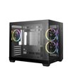 Deepcool CG330 3F Panoramic Dual-Chamber Micro-ATX Gaming Chassis - Black