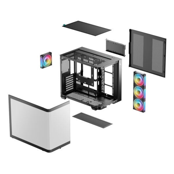 R-CG530U-BKAGA4-G DeepCool-CG530U-4F-ATX-Gaming-Chassis-Black wr 07a DeepCool CG530U 4F ATX Gaming Chassis - Black