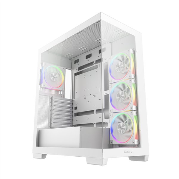 R-CG580-WHADA4-G-2 DeepCool-CG580-4F-V2-ARGB-ATX-Gaming-Chassis-–-White wr 01 DeepCool CG580 4F V2 ARGB ATX Gaming Chassis – White