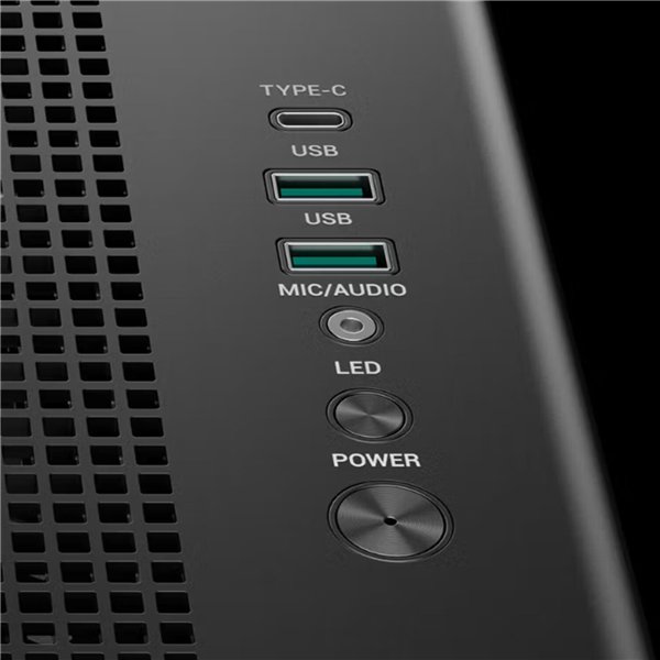 R-CG590U-BKAGA5-G DeepCool CG590U 5F ATX ARGB Gaming Chass wr 10 DeepCool CG590U 5F ATX ARGB Gaming Chassis - Black