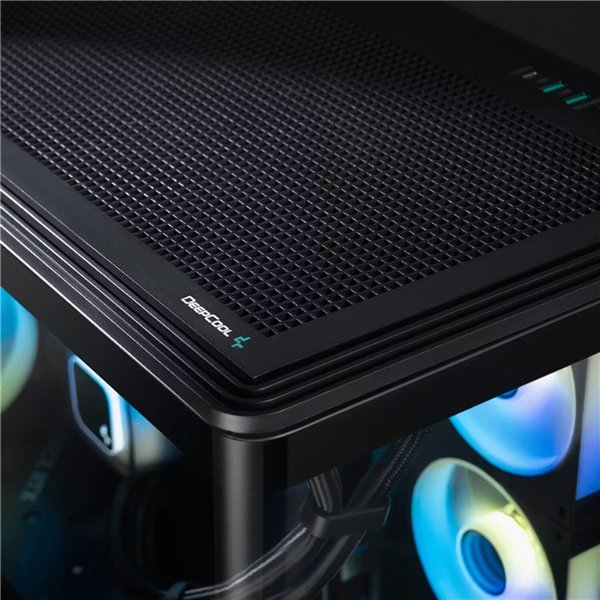 R-CG590U-BKAGA5-G DeepCool CG590U 5F ATX ARGB Gaming Chass wr 12 DeepCool CG590U 5F ATX ARGB Gaming Chassis - Black