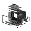 DeepCool CH160 PLUS Micro-ATX Chassis - Black