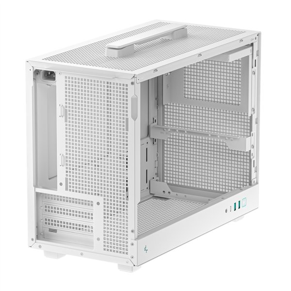R-CH160-WHNGM0-G DeepCool-CH160-PLUS-Micro-ATX-Chassis-White wr 05a DeepCool CH160 PLUS Micro-ATX Chassis - White