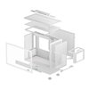 R-CH160-WHNGM0-G DeepCool-CH160-PLUS-Micro-ATX-Chassis-White wr 07a DeepCool CH160 PLUS Micro-ATX Chassis - White