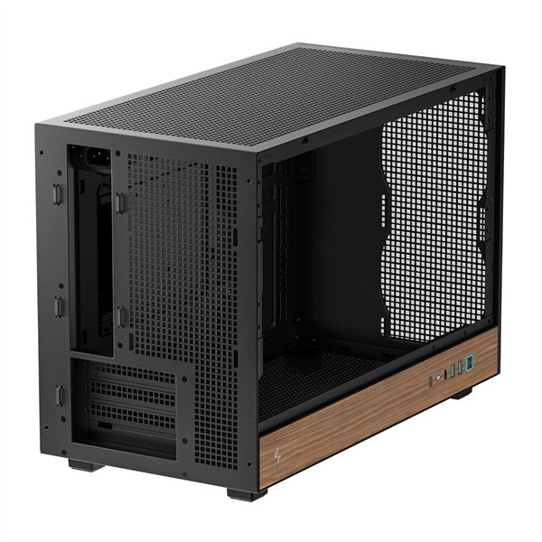 R-CH260-BKNWM0-G-1 DeepCool-CH260-Wood-mATX-Gaming-Chassis-Black wr 05a DeepCool CH260 Wood mATX Gaming Chassis - Black