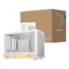 DeepCool CH260 Wood mATX Gaming Chassis White