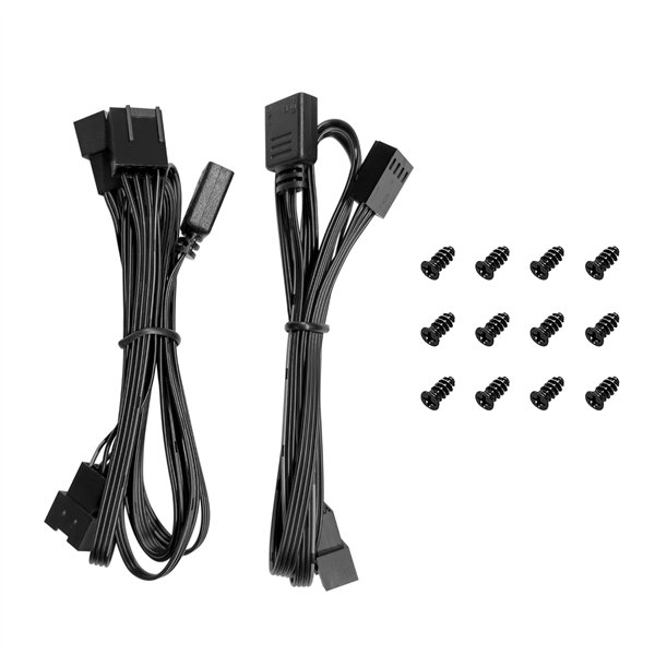 R-FL12RSE-BKAPN3-G DeepCool-FL12R-SE-3-in-1-ARGB-Fan-Pack-Black wr 07a DeepCool FL12R SE 3-in-1 ARGB 120mm PWM 3 Fan Pack - Black