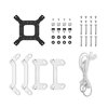 R-LM240-WHDMMC-1 DeepCool-LM240-ARGB-240mm-AiO-Liquid-Cooler-White wr 05a DeepCool LM240 ARGB 240mm AiO CPU Liquid Cooler - White