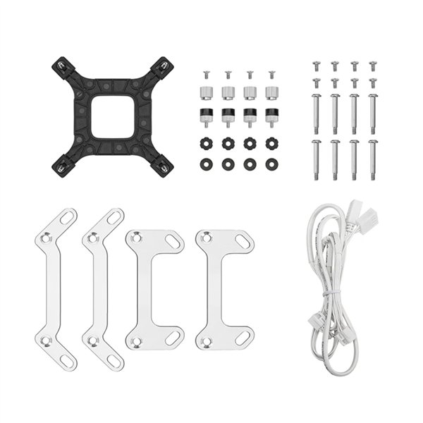 R-LM240-WHDMMC-1 DeepCool-LM240-ARGB-240mm-AiO-Liquid-Cooler-White wr 05a DeepCool LM240 ARGB 240mm AiO CPU Liquid Cooler - White