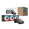 DeepCool LT360 VISION ARGB 4.5" LCD All-in-one CPU Liquid Cooler - Black