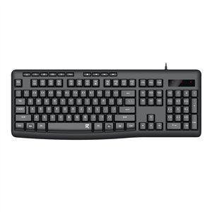 RD-BK-7366 Redragon-BK-7366-Full-size-Ergonomic-Membrane-Office-Keyboard-Black wr 01a Redragon BK-7366 Full-size Ergonomic Wired Membrane Office Keyboard - Black