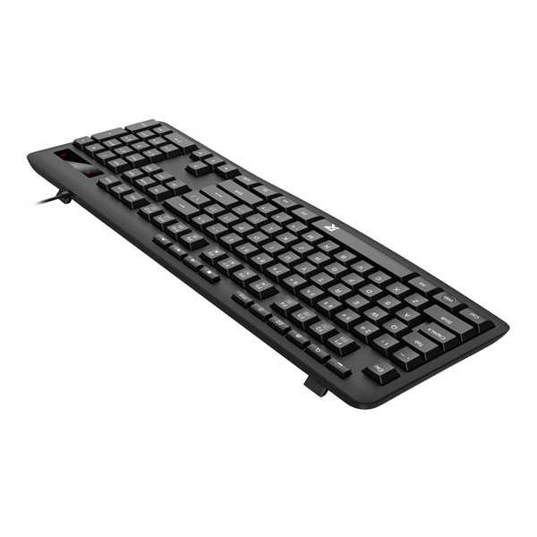 RD-BK-7366 Redragon-BK-7366-Full-size-Ergonomic-Membrane-Office-Keyboard-Black wr 04a Redragon BK-7366 Full-size Ergonomic Wired Membrane Office Keyboard - Black