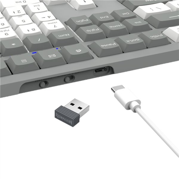 Redragon BK-7485 Wireless Office Keyboard - Grey