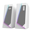 Redragon GS20W ANVIL 3W 2.0 RGB Stereo Desktop PC Speakers - White