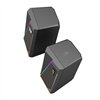REDRAGON 2.0 Satellite Speaker ANVIL 2 x 3W RGB USB|Aux Gaming Speaker - Black